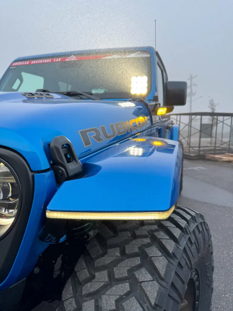 Jeep JL/JT Fender Chop Kit – Brace + DRL Running Lights