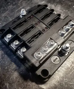 Alternative view of 6-Way ATC Fuse Block With Negative Bus
