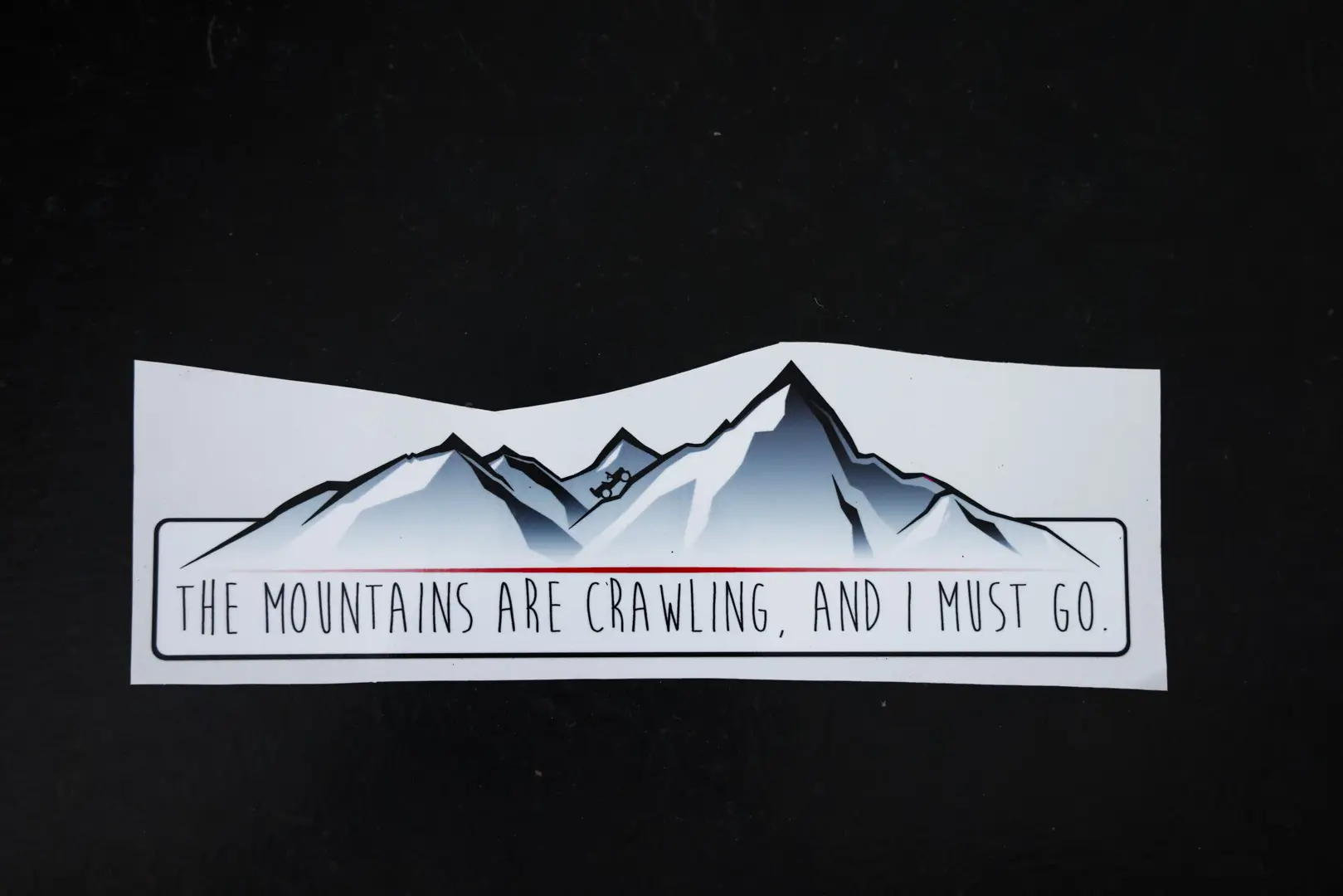 The Mountains are Crawling Sticker - Image 2