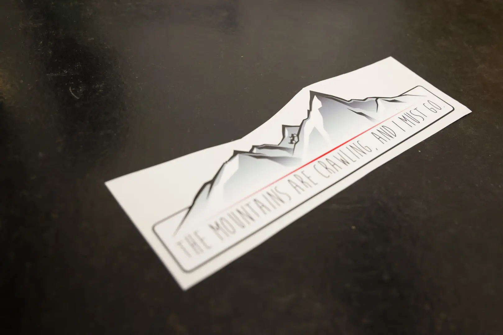 The Mountains are Crawling Sticker - Image 3