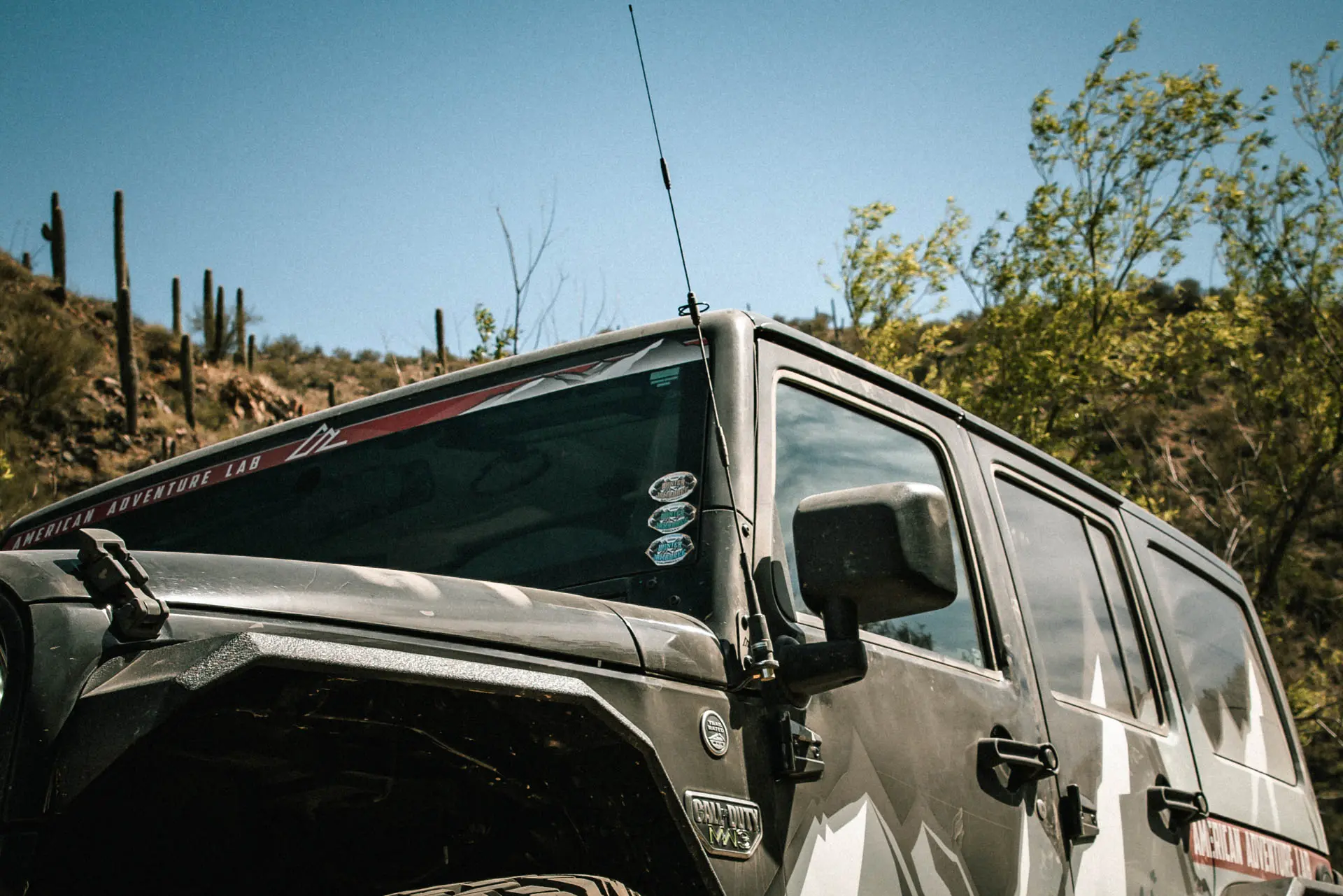 Jeep JK Cowl Antenna Bracket - Image 4