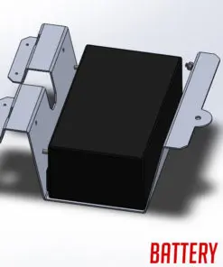 Alternative view of Jeep JL 392 Wrangler Cargo Compressor and Battery Mount