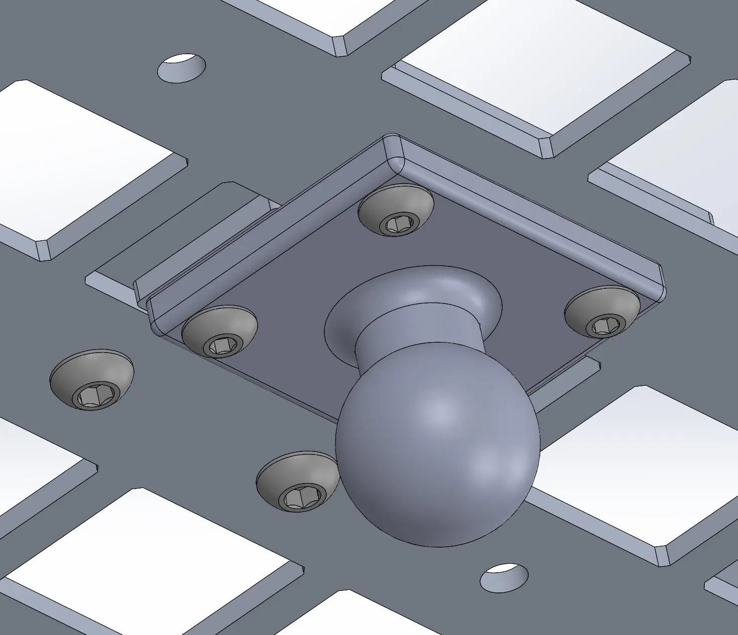 HD RAM Mount Bracket