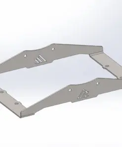 Alternative view of Icom 5100 Mounting Bracket