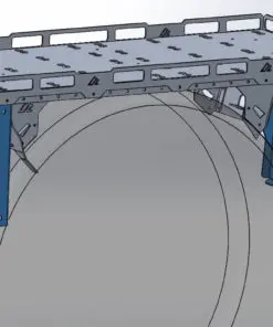 Alternative view of MAXTRAX and ROTOPAX Mounting Brackets for STP