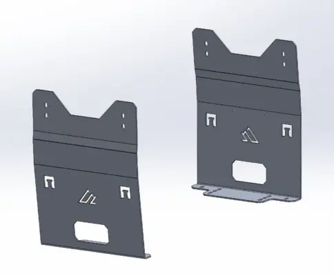 SetPower RV45D Refrigerator Mounting Brackets