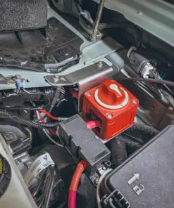 Alternative view of Bronco Battery Cutoff and MAXI Fuse Bracket Kit
