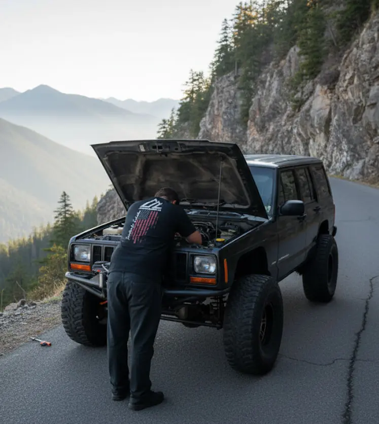 Tri-Blend Logo T-Shirt (Black) - Image 3