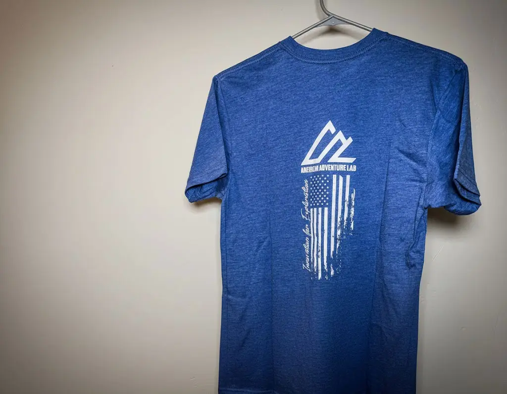 Tri-Blend Logo T-Shirt (Blue) - Image 2