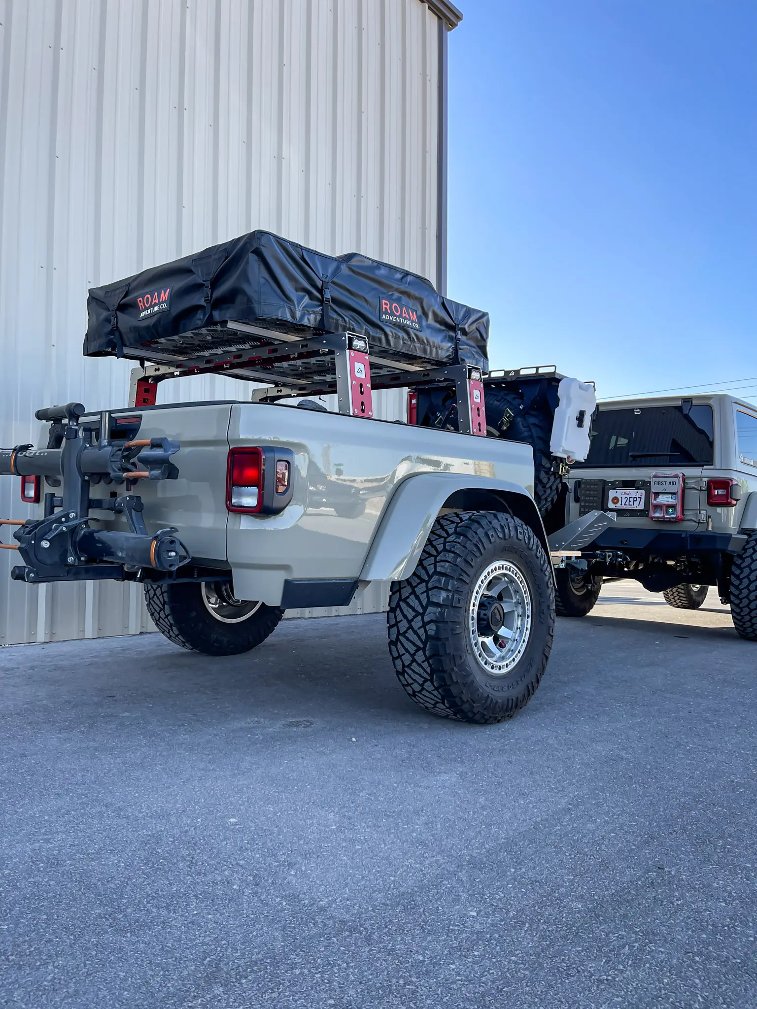 Jeep JT Aluminum Bed Rack 12" (Half Height) - Image 4