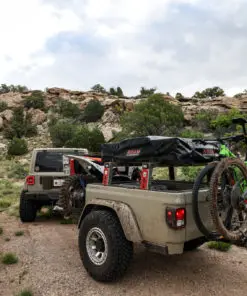 Alternative view of Jeep JT Aluminum Bed Rack 12" (Half Height)