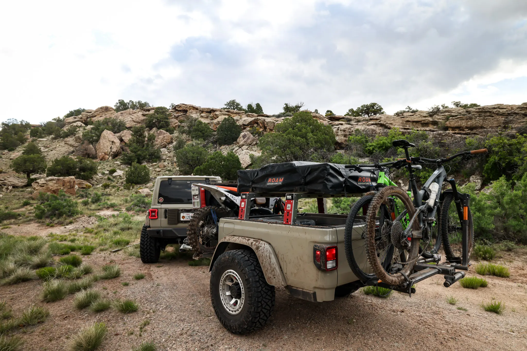 Jeep JT Aluminum Bed Rack 12" (Half Height) - Image 2