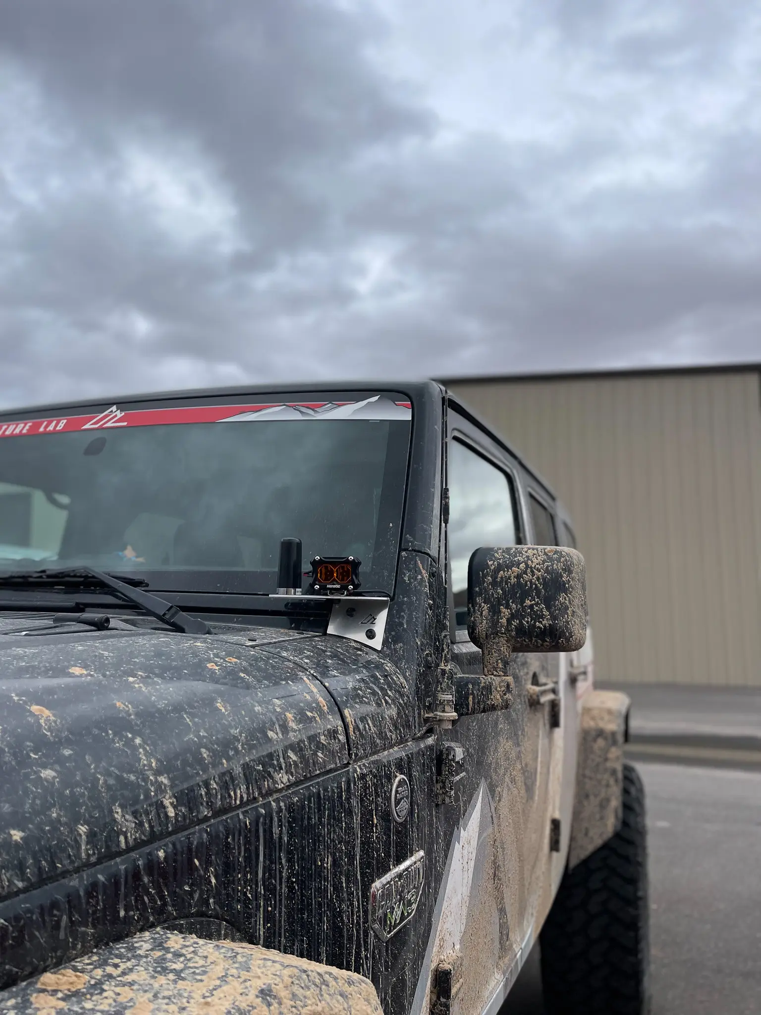 Jeep JK A-Pillar Bracket, Driver - With Antenna Tab - Image 5