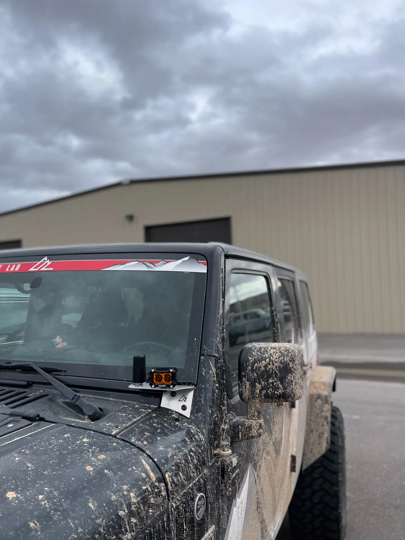 Jeep JK A-Pillar Bracket, Driver - With Antenna Tab - Image 6