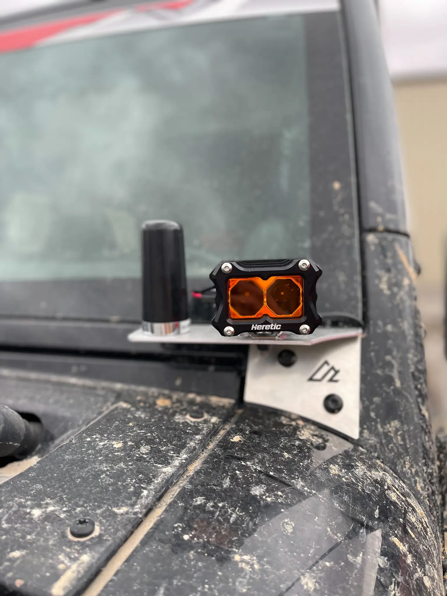 Jeep JK A-Pillar Bracket, Driver - With Antenna Tab - Image 8