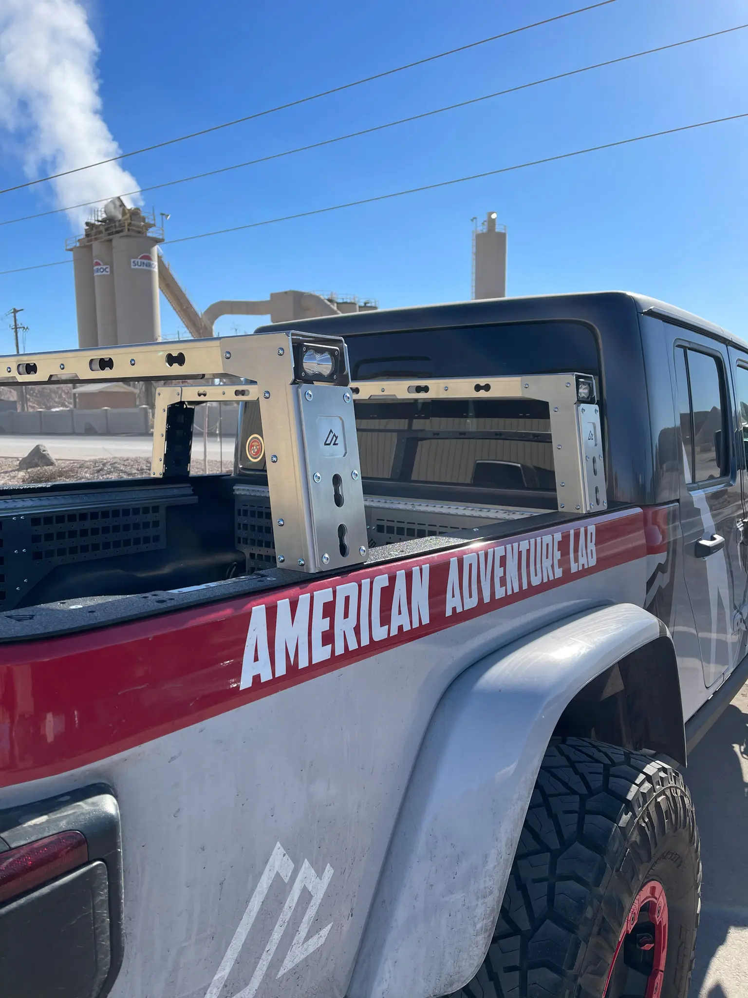 Jeep JT Aluminum Bed Rack 12" (Half Height) - Image 7