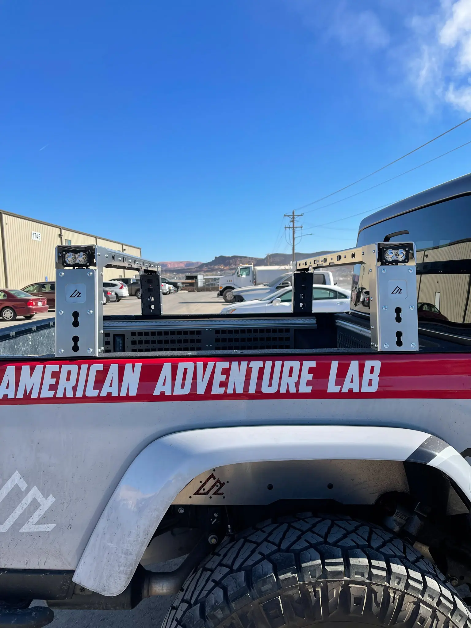 Jeep JT Aluminum Bed Rack 12" (Half Height) - Image 9