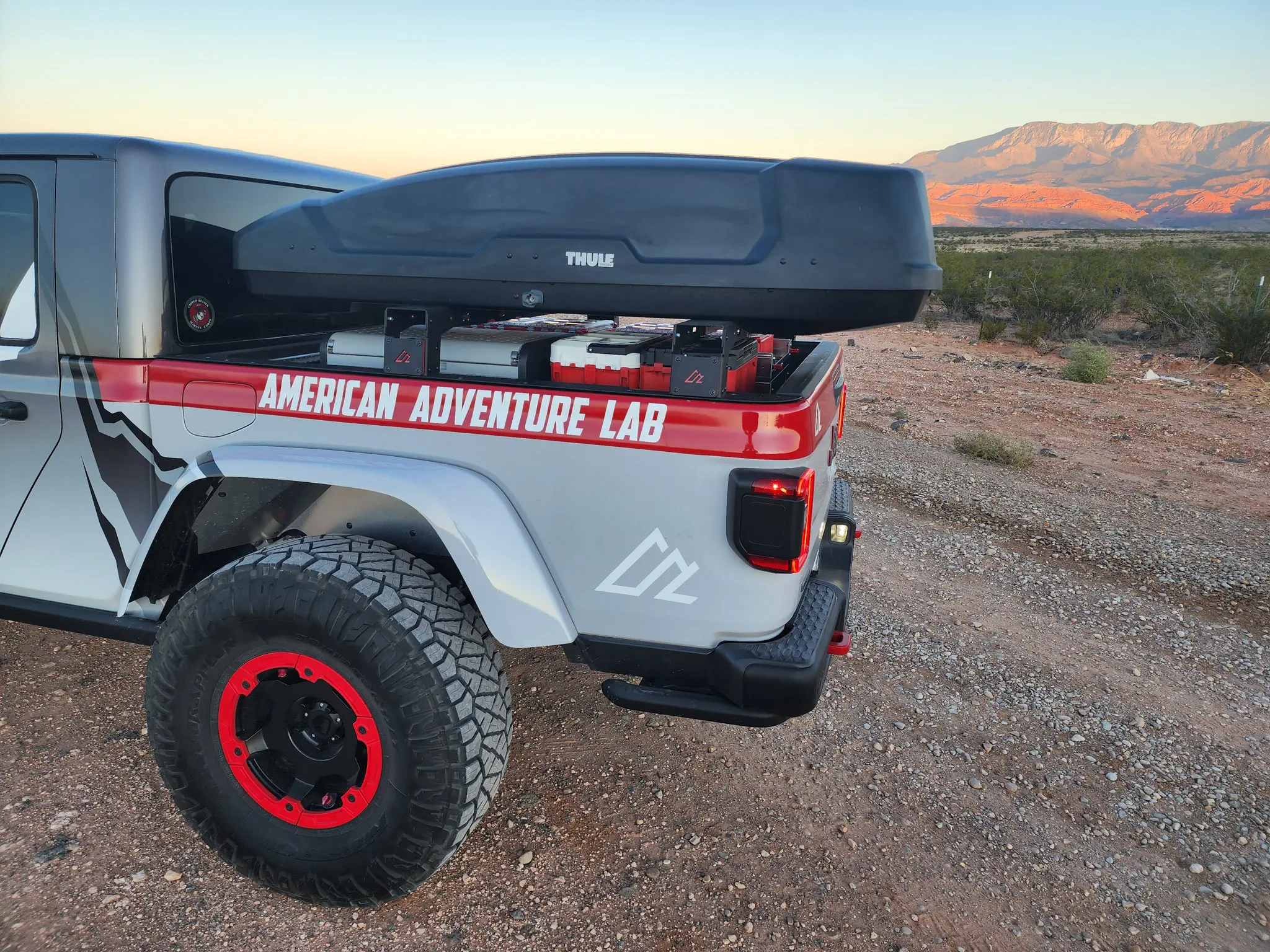 Jeep JT Aluminum Bed Rack 6" (Quarter Height) - Image 5