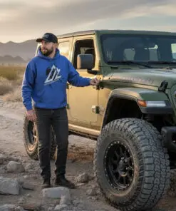 Alternative view of AAL Hoodie (Blue)