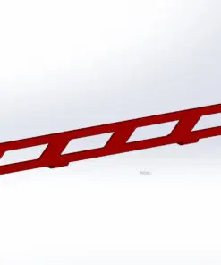 Split Rear Edge Guards for JLU Cargo Shelf