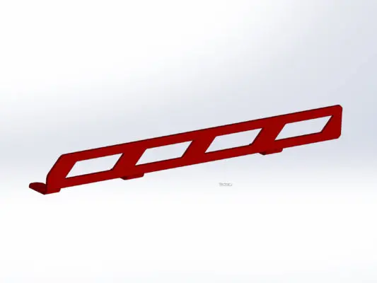 Split Rear Edge Guards for JLU Cargo Shelf