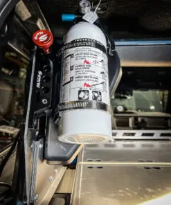 Alternative view of 2 Door Bronco Fire Extinguisher Bracket