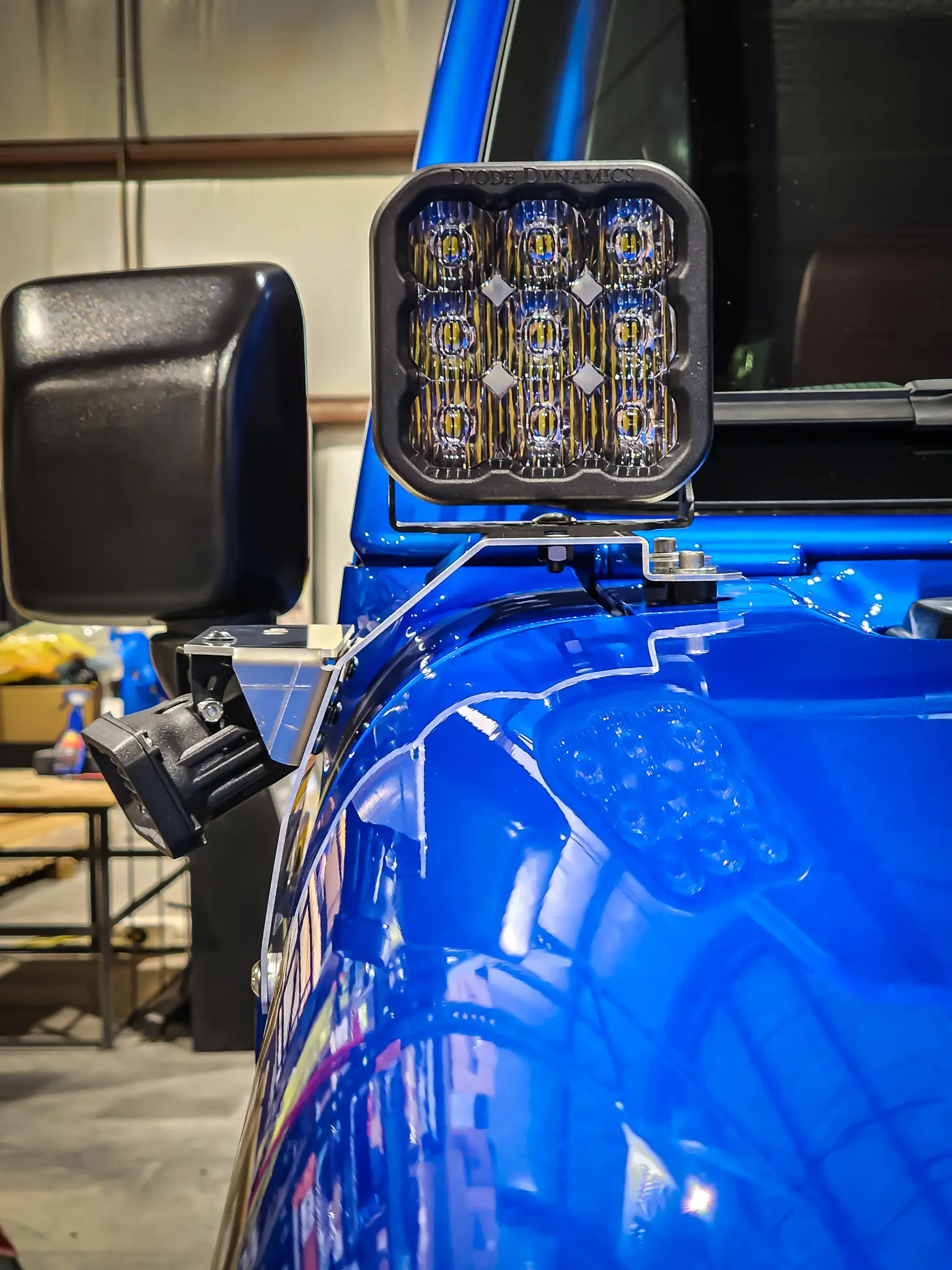 Jeep Wrangler 392 and Gladiator Mojave A-Pillar Light and Antenna Brackets - Image 2