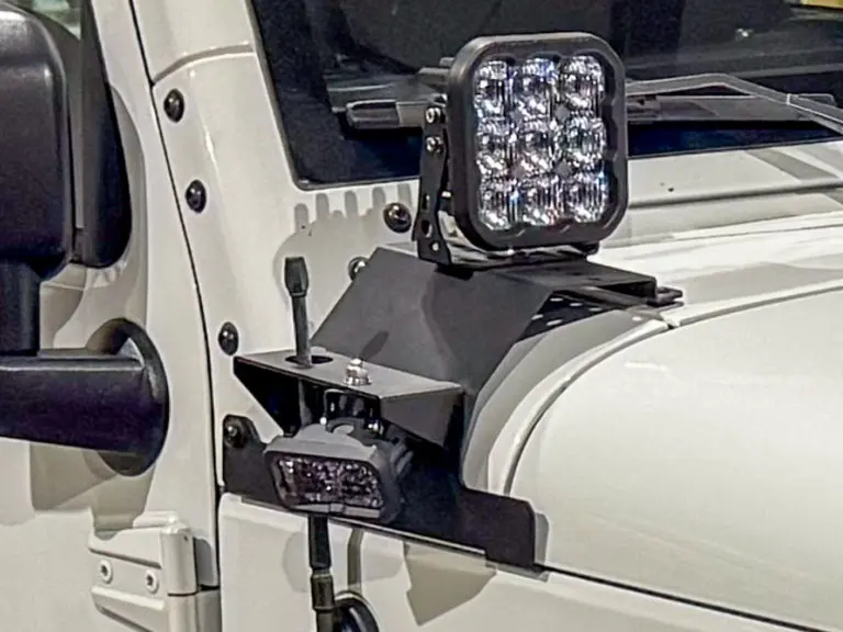 Jeep JK A-Pillar Light and Antenna Brackets