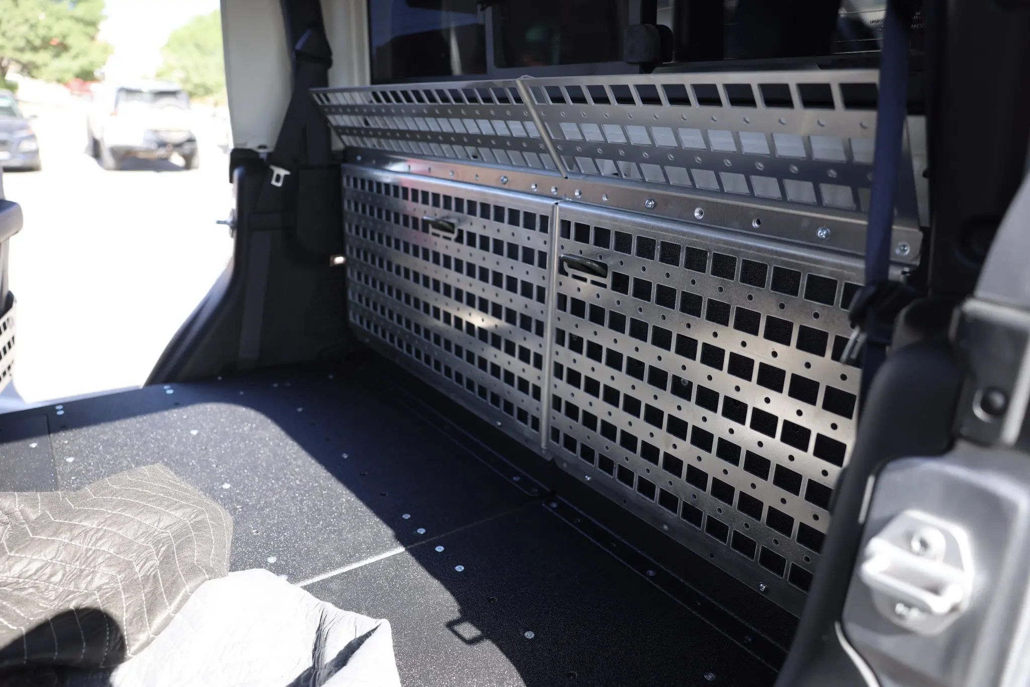 Jeep JT Gladiator Rear Seat Delete Full Back Wall MOLLE Bundle - Image 2