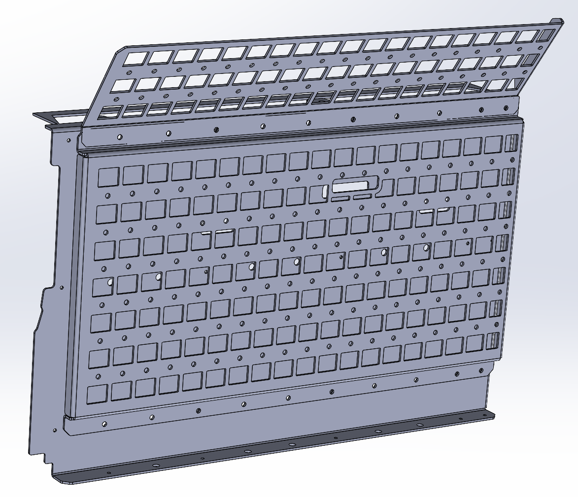 Jeep JT Gladiator Rear Seat Delete Full Back Wall MOLLE Bundle - Image 6