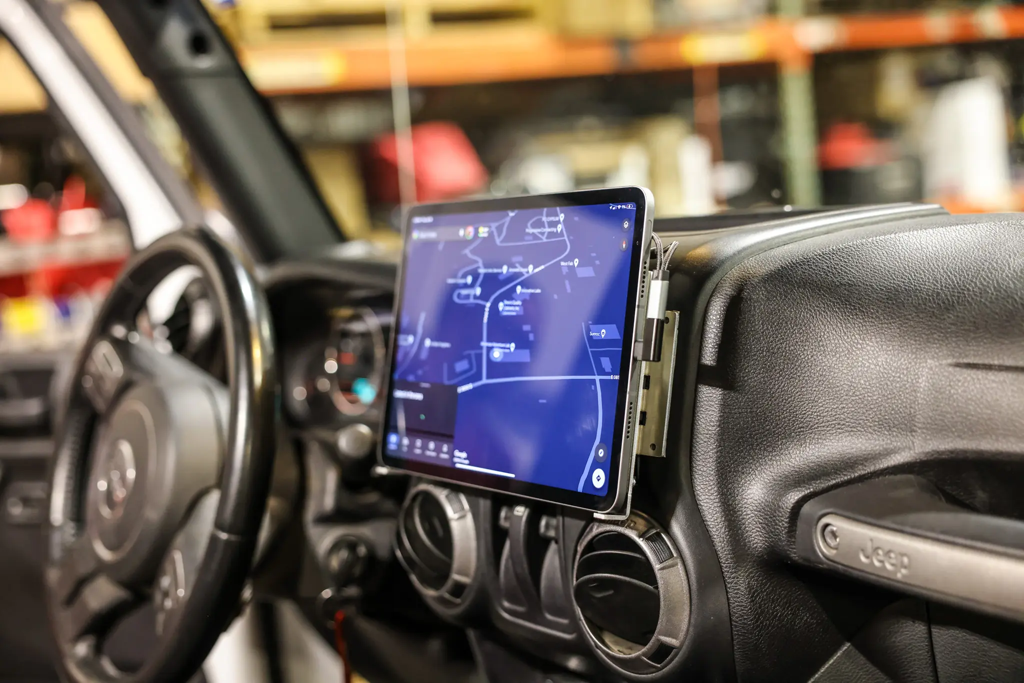 Jeep JK Dash Tablet Mount