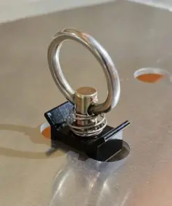 Alternative view of Single Stud Tie Down Ring - Black