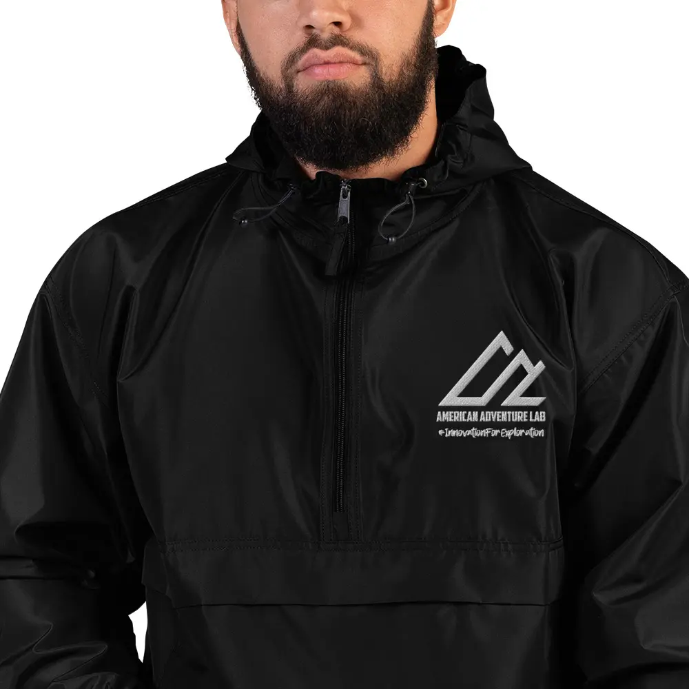 Embroidered Champion Packable Jacket - Image 2