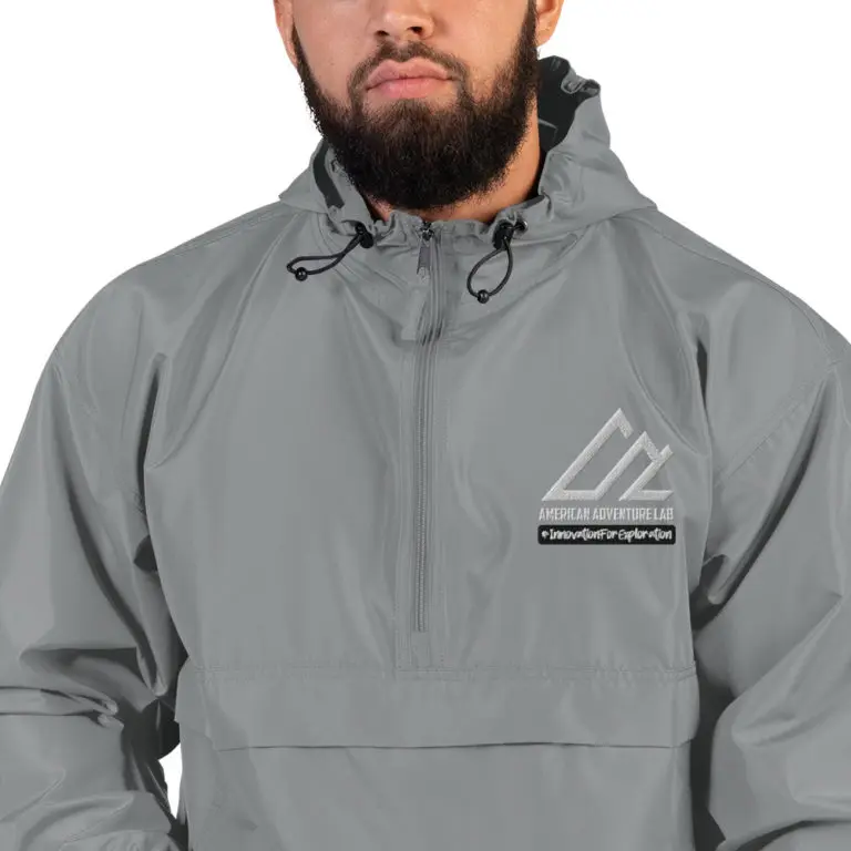 Embroidered Champion Packable Jacket - American Adventure Lab