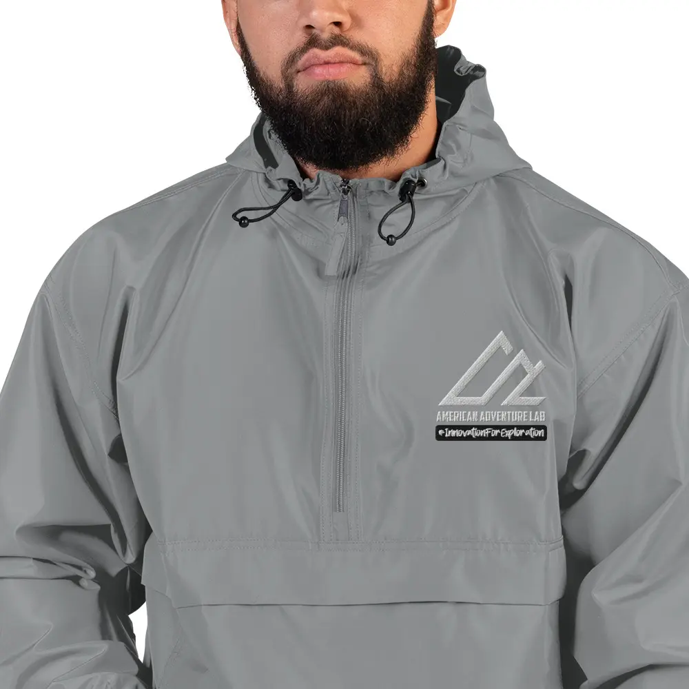 Embroidered Champion Packable Jacket - Image 9