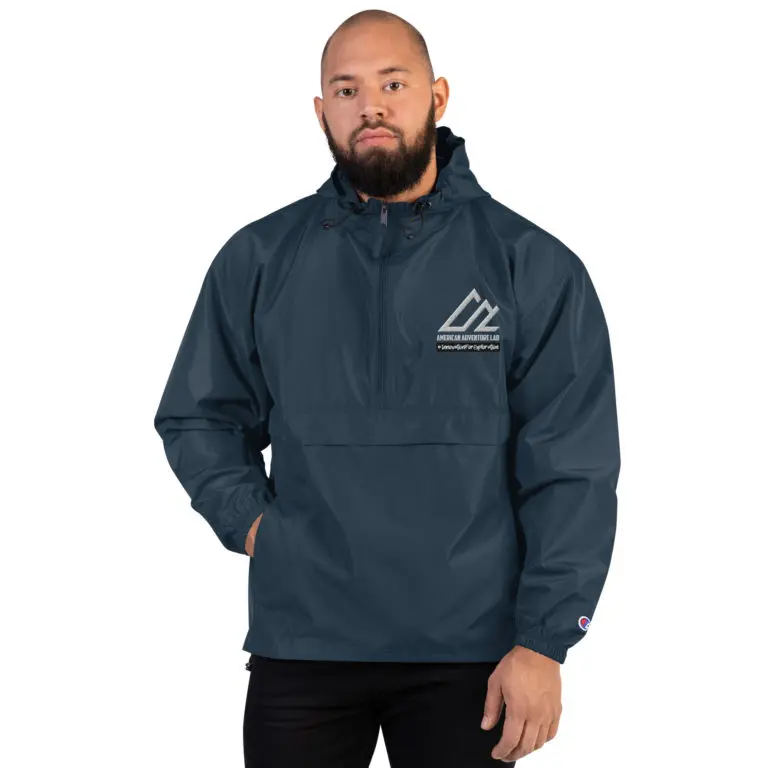 Embroidered Champion Packable Jacket - American Adventure Lab