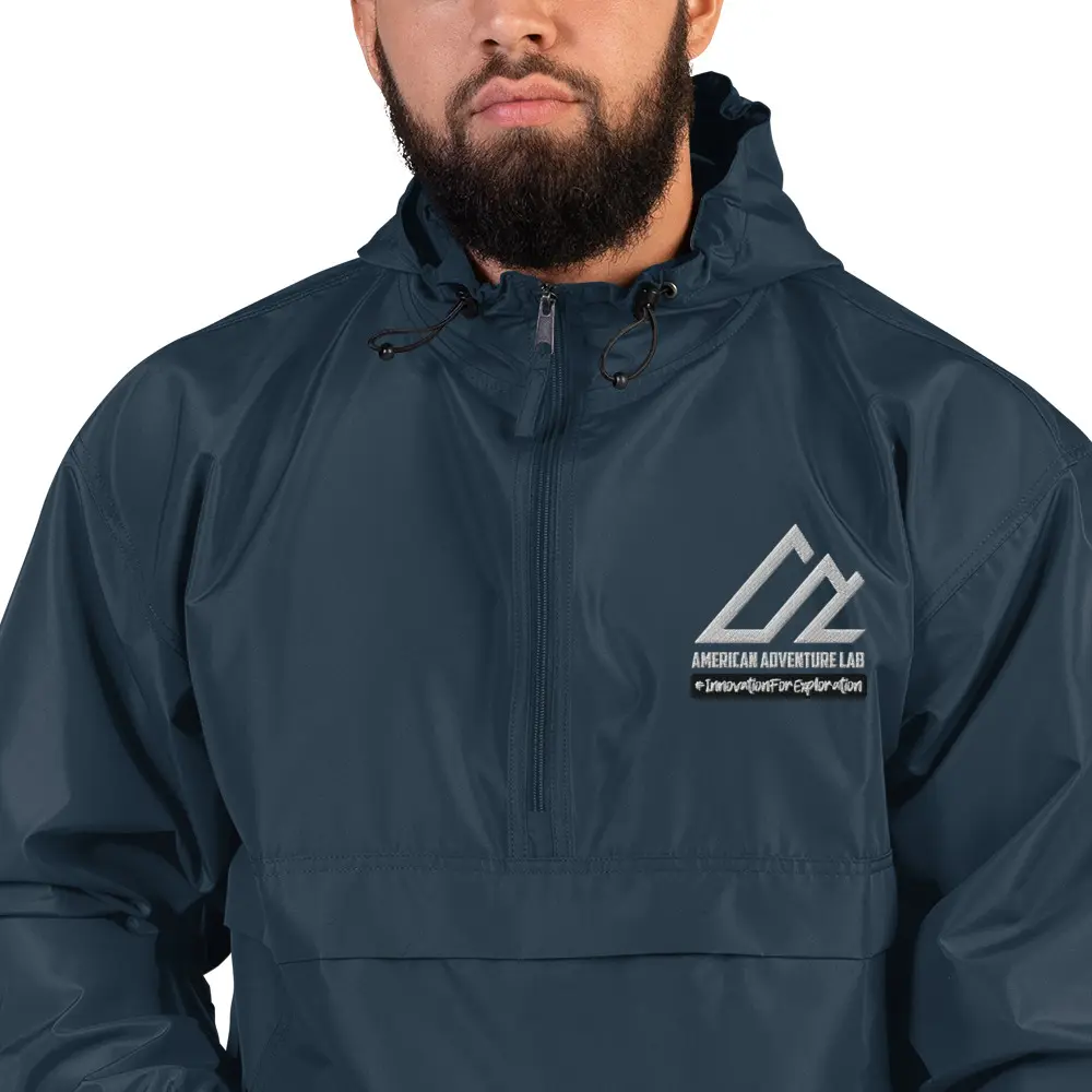 Embroidered Champion Packable Jacket - Image 3