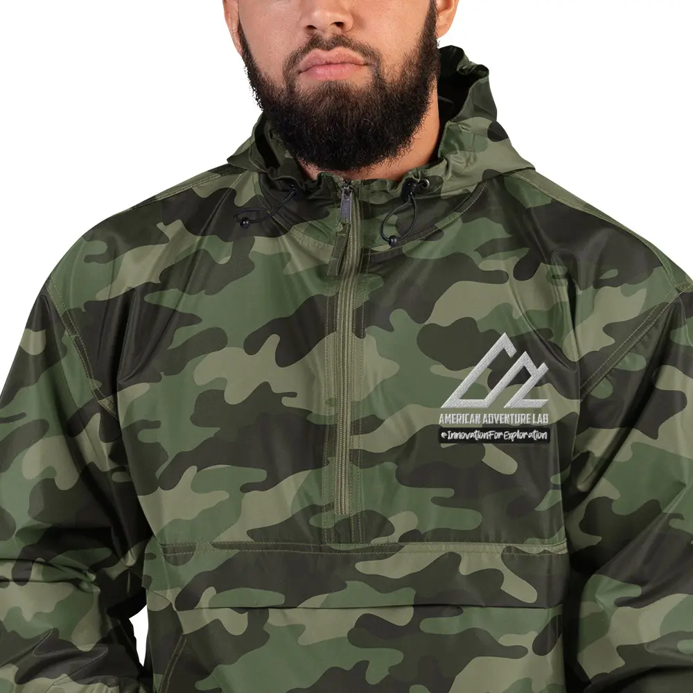 Embroidered Champion Packable Jacket - Image 7