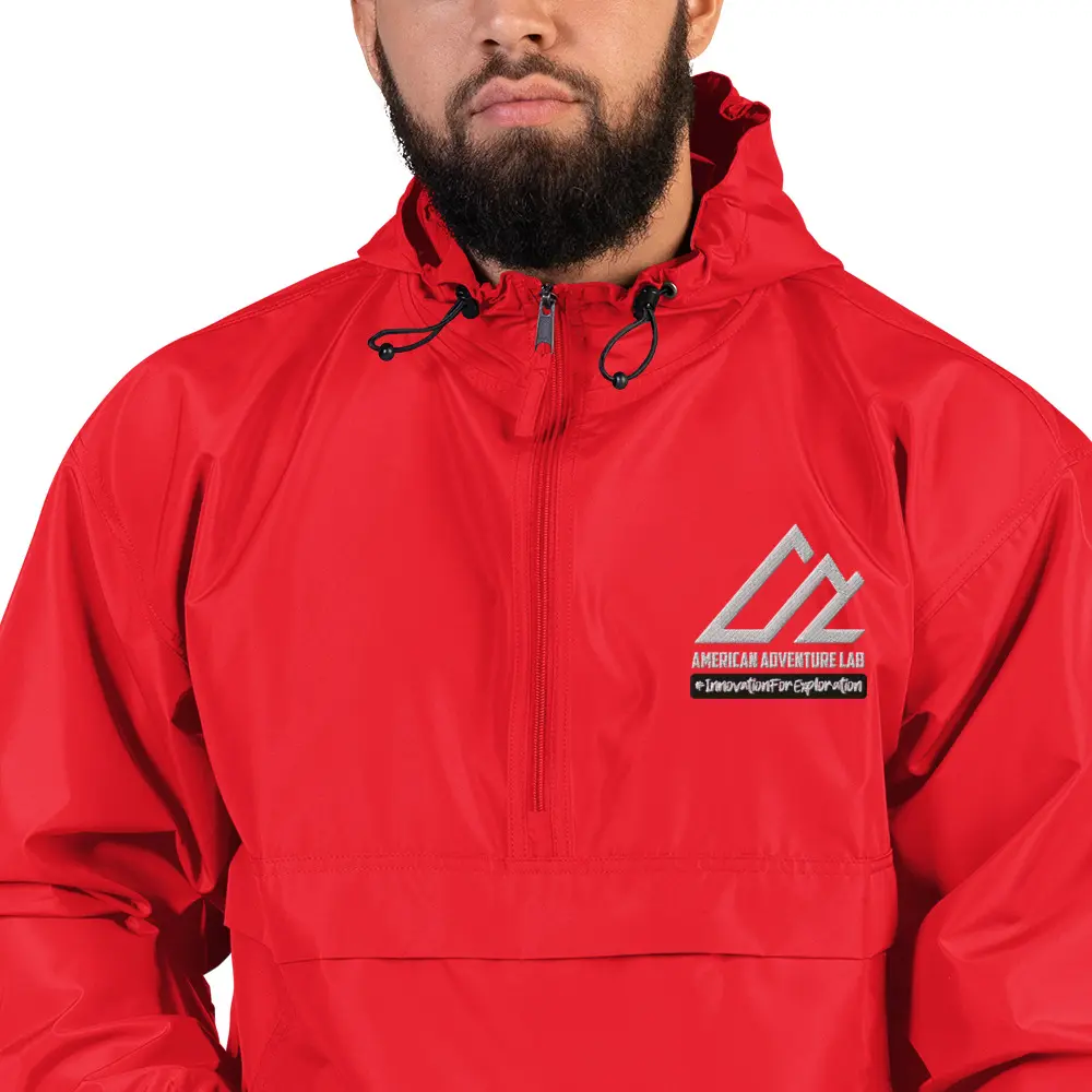 Embroidered Champion Packable Jacket - Image 5