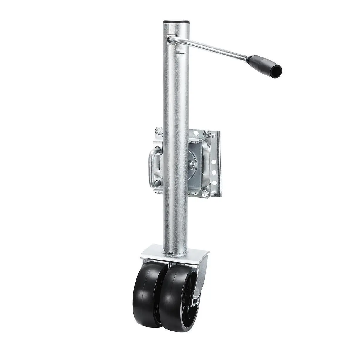 HAUL-MASTER 1500 lb. Capacity Dual Wheel Swing-Away Trailer Jack
