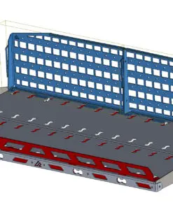 Alternative view of MOLLE Bulkhead for JLU MASS Cargo Shelf