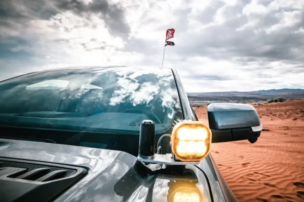 Ford Ranger A-Pillar Brackets with Comms Antenna Mount
