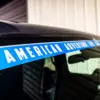 AAL Windshield Decal - 54" - Metallic Base