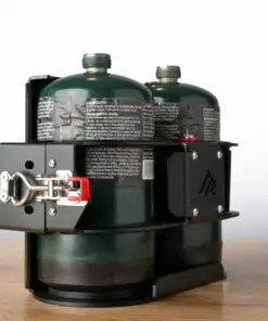 Alternative view of Dual 1LB Propane Tank Mount