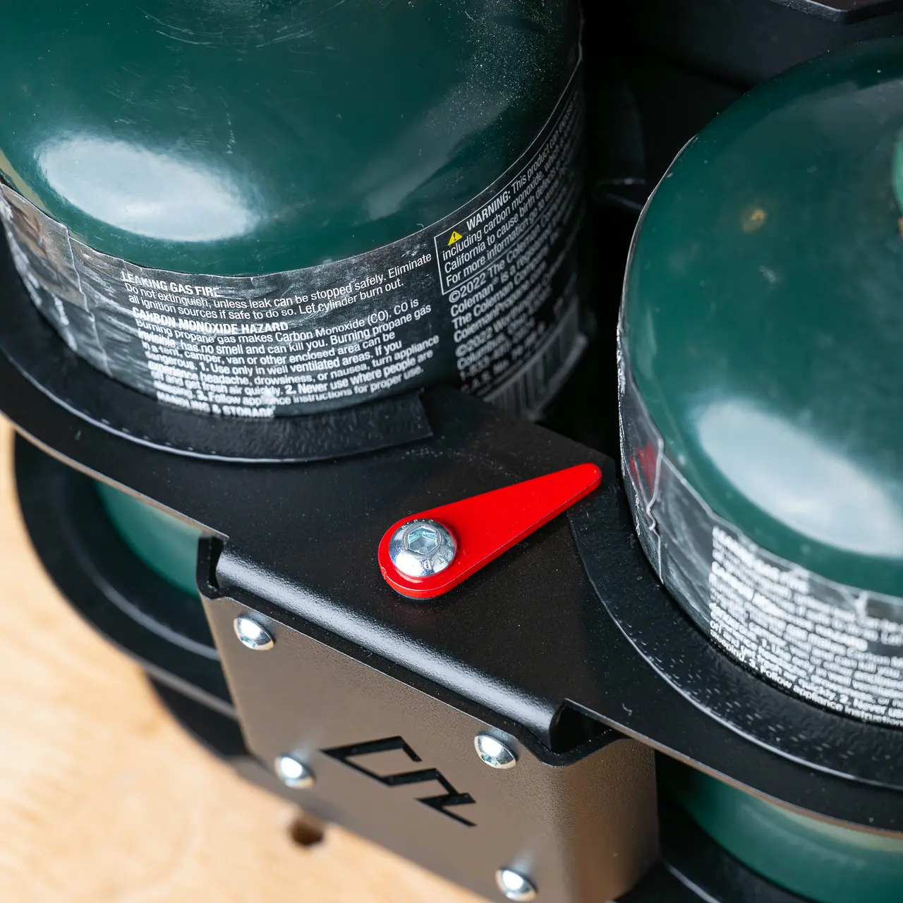 Dual 1LB Propane Tank Mount - Image 4