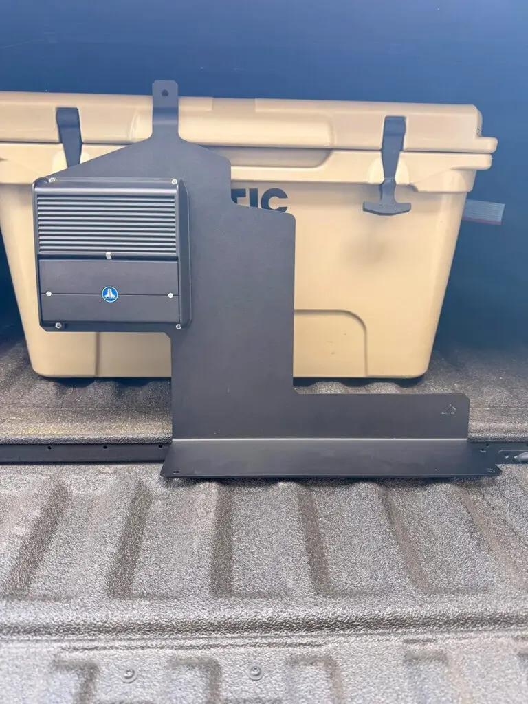 Ford Ranger Amp Rack – Behind the Seat Mount - American Adventure Lab