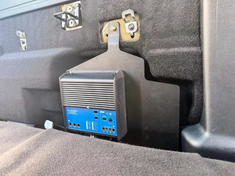 Ford Ranger Amp Rack – Behind the Seat Mount - American Adventure Lab