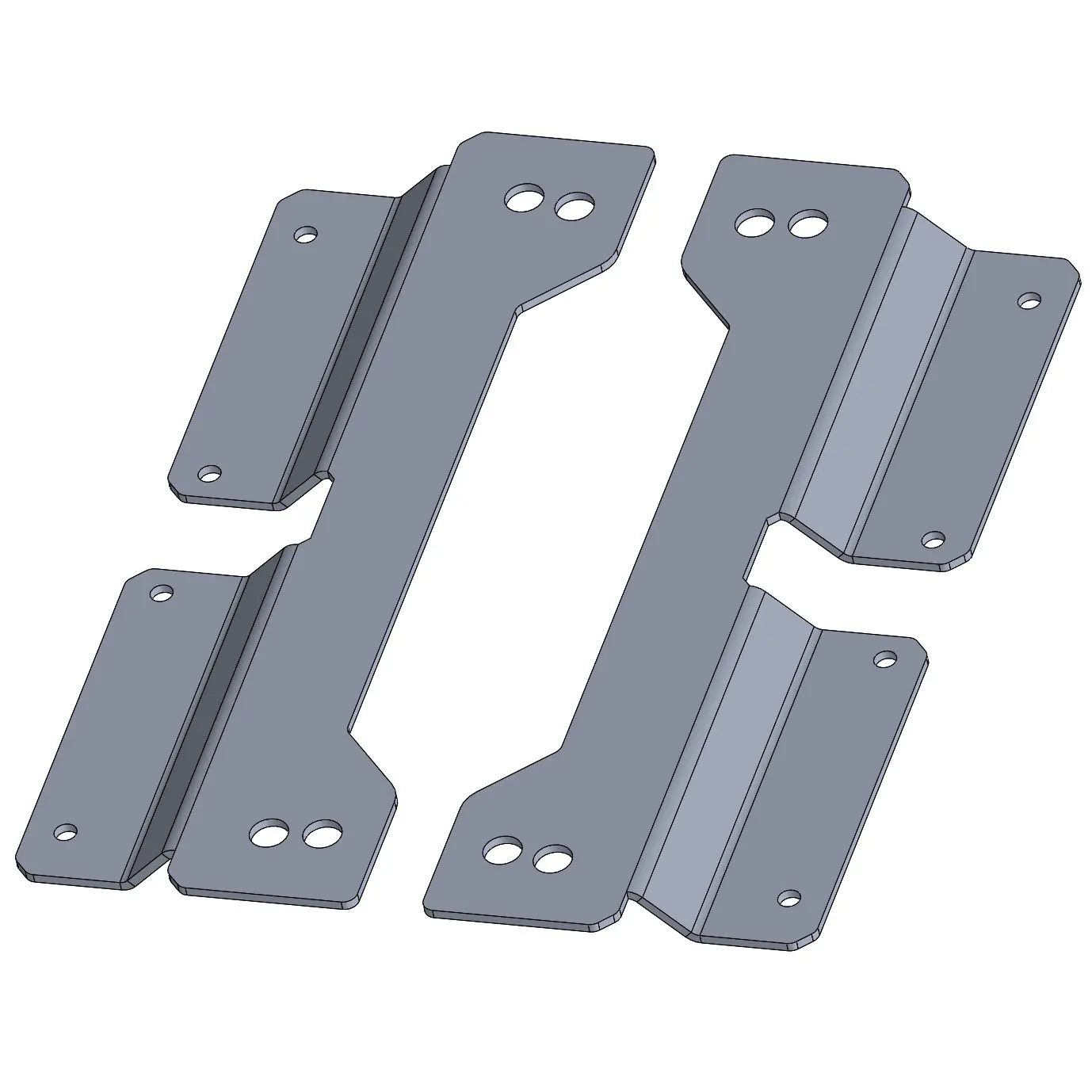 MAXTRAX and ActionTrax Mounting Brackets for Ford Ranger Bed MOLLE Panels