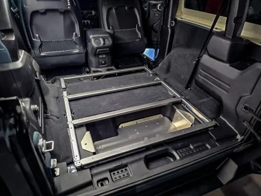 Jeep Wrangler JL 2-Door Storage Platform- Steel Structure