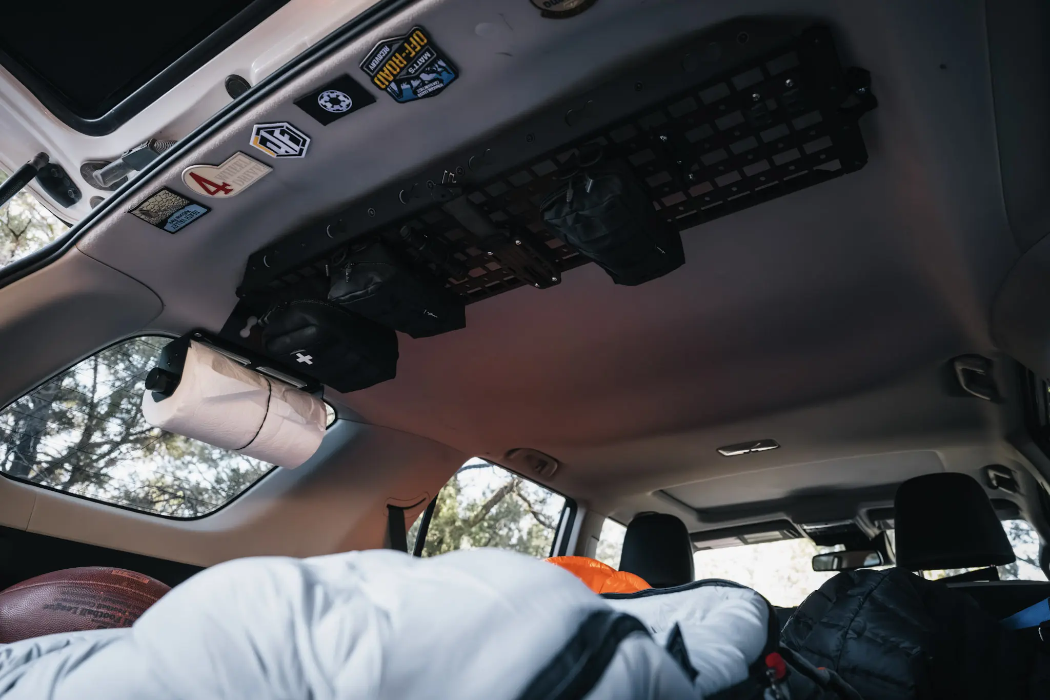 5th Gen 4Runner Rear Overhead Molle Panel - Image 4